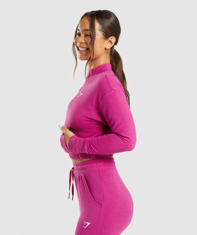 Gymshark Training Pippa Women's Hoodies Pink | UAE-58ADPL