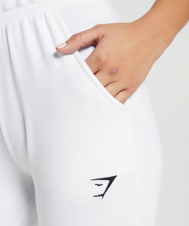 Gymshark Training Pippa Women's Joggers White | UAE-27MISF