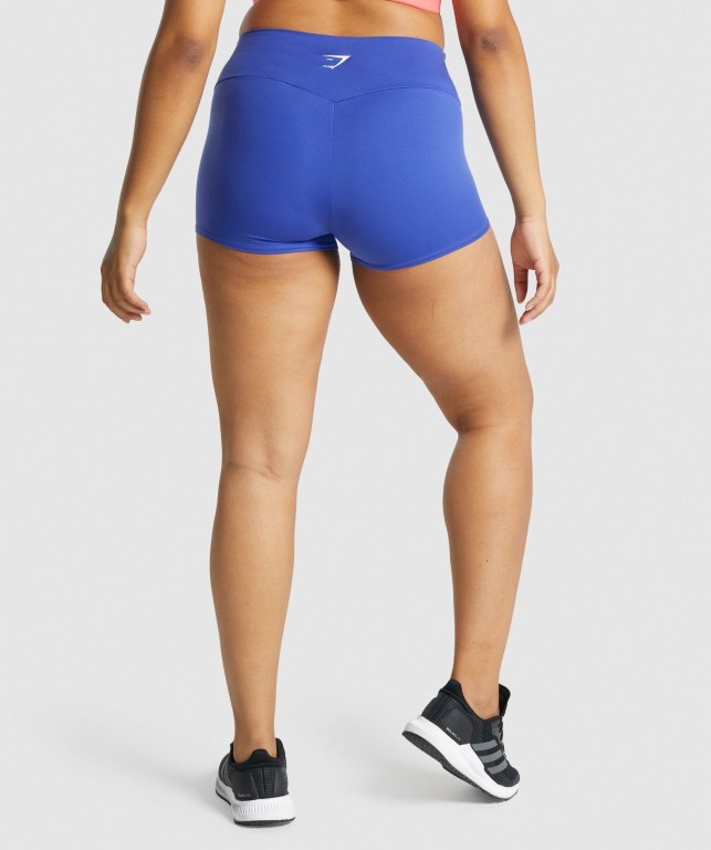 Gymshark Training Quad Women's Shorts Dark Blue | UAE-10WHED