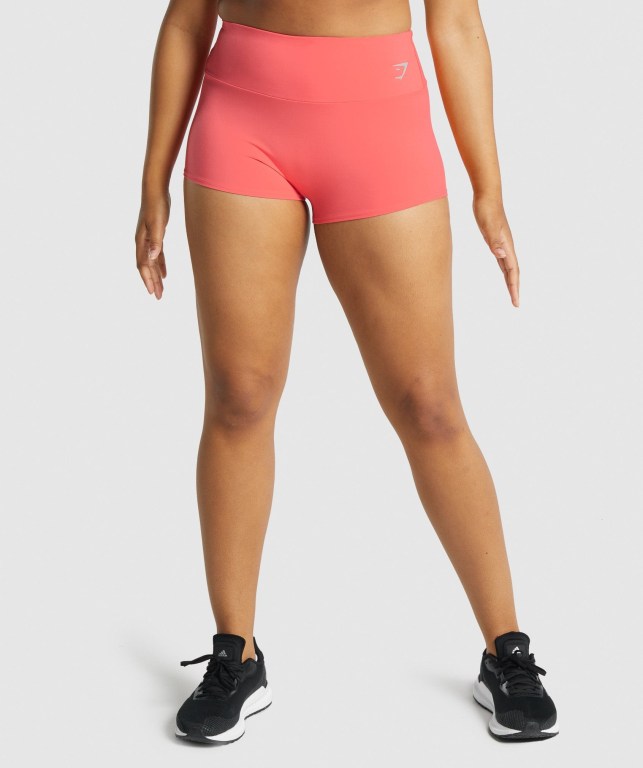 Gymshark Training Quad Women\'s Shorts Pink | UAE-60VMUJ