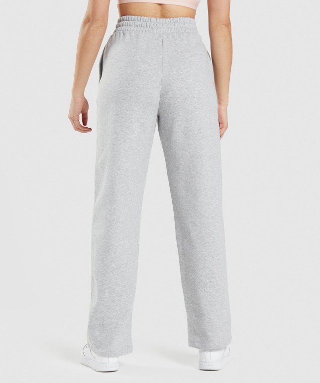 Gymshark Training Straight Leg Women's Joggers Light Grey | UAE-85ROQG