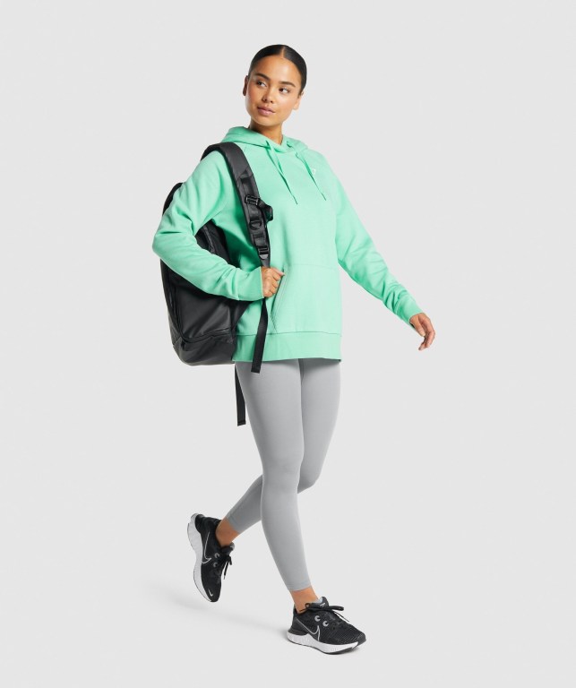 Gymshark Training Women's Hoodies Light Green | UAE-03LNGV