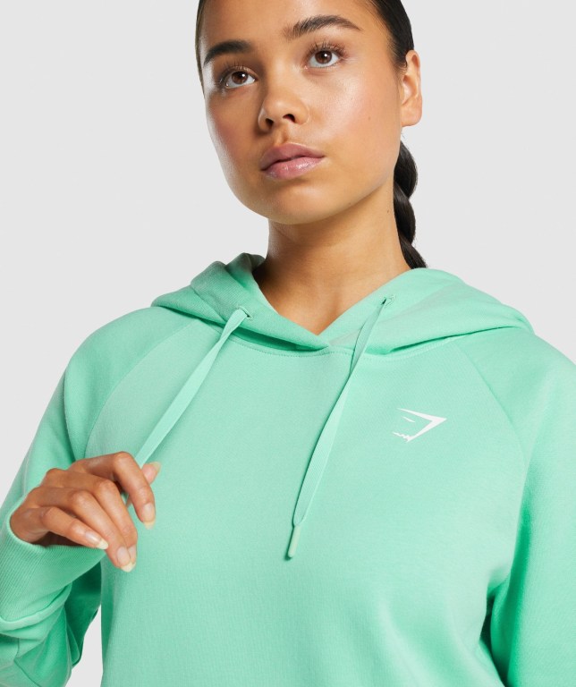 Gymshark Training Women's Hoodies Light Green | UAE-03LNGV