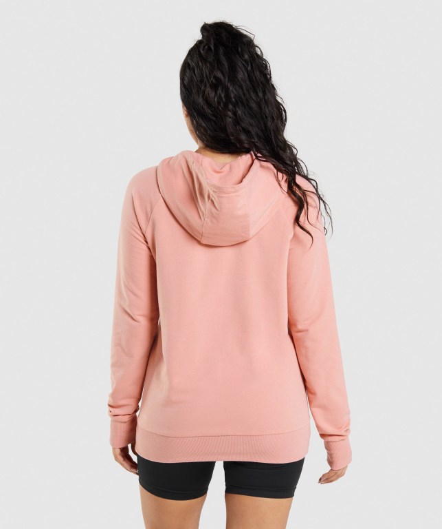 Gymshark Training Women's Hoodies Pink | UAE-09NKJR