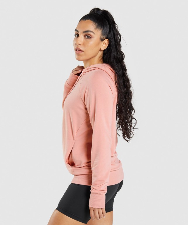 Gymshark Training Women's Hoodies Pink | UAE-09NKJR