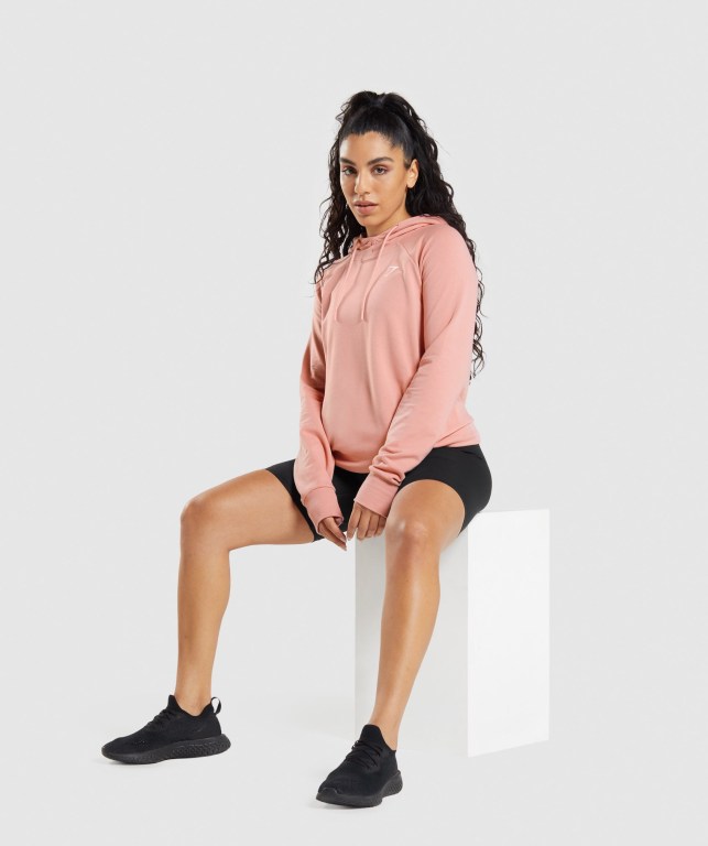 Gymshark Training Women's Hoodies Pink | UAE-09NKJR