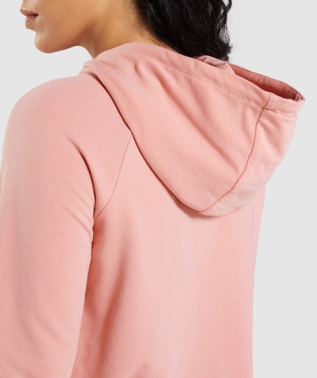 Gymshark Training Women's Hoodies Pink | UAE-09NKJR