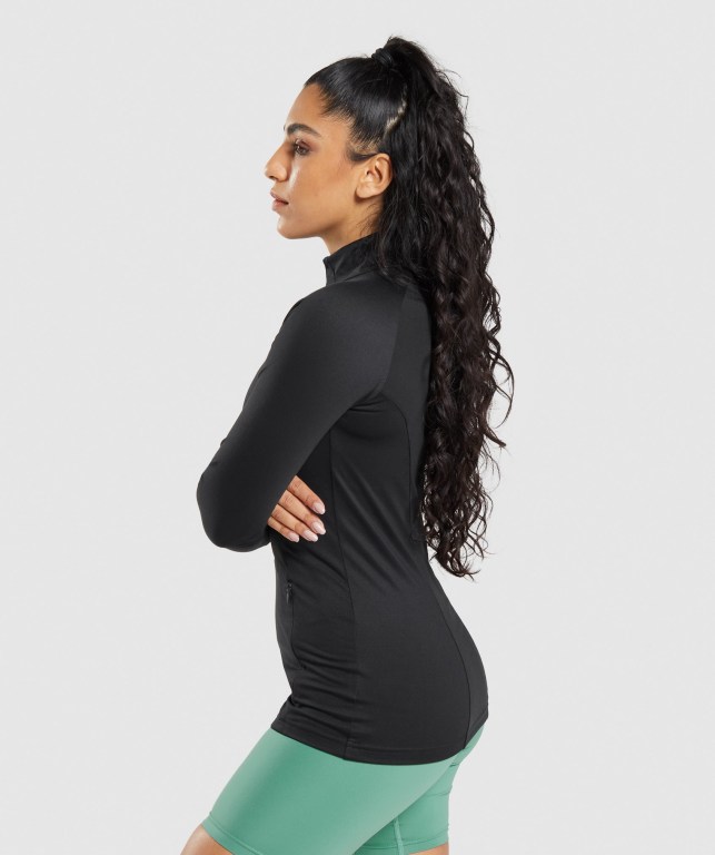 Gymshark Training Women's Jackets Black | UAE-57GIBK