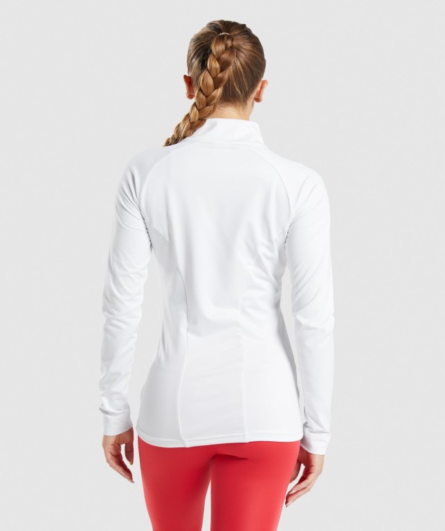 Gymshark Training Women's Jackets White | UAE-72JFAV