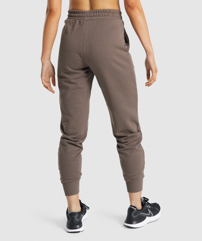 Gymshark Training Women's Joggers Brown | UAE-80ZDAO