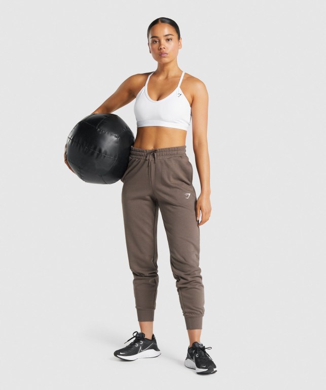 Gymshark Training Women's Joggers Brown | UAE-80ZDAO