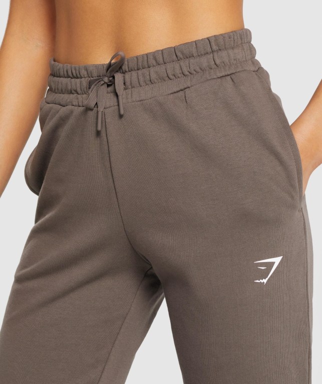 Gymshark Training Women's Joggers Brown | UAE-80ZDAO