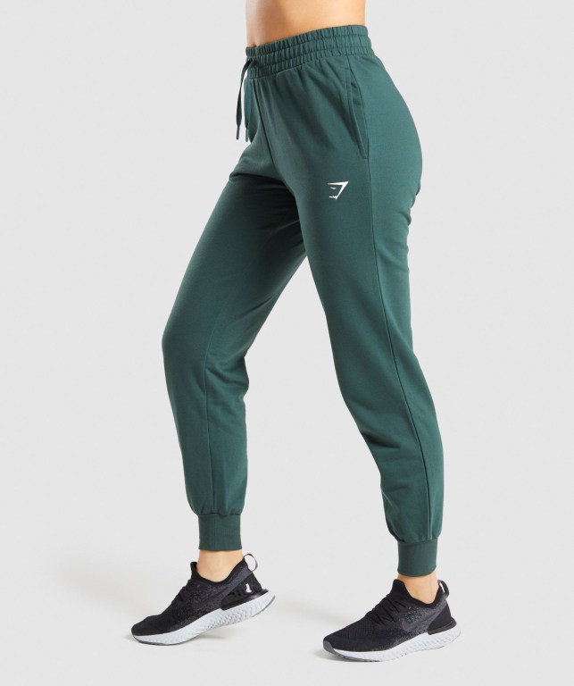 Gymshark Training Women's Joggers Dark Green | UAE-13FVQI