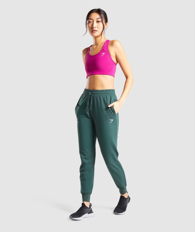 Gymshark Training Women's Joggers Dark Green | UAE-13FVQI