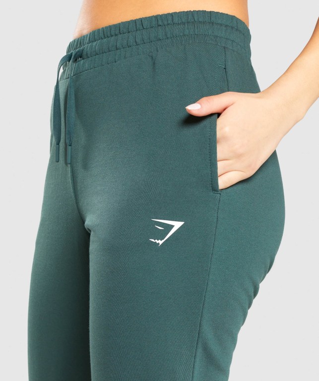 Gymshark Training Women's Joggers Dark Green | UAE-13FVQI