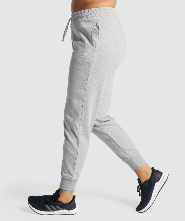 Gymshark Training Women's Joggers Light Grey | UAE-05IOCN