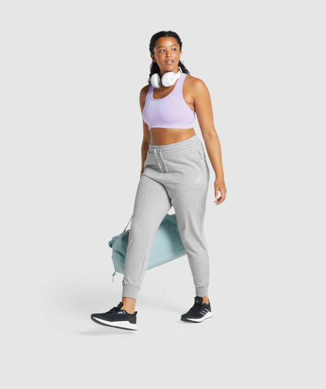 Gymshark Training Women's Joggers Light Grey | UAE-05IOCN