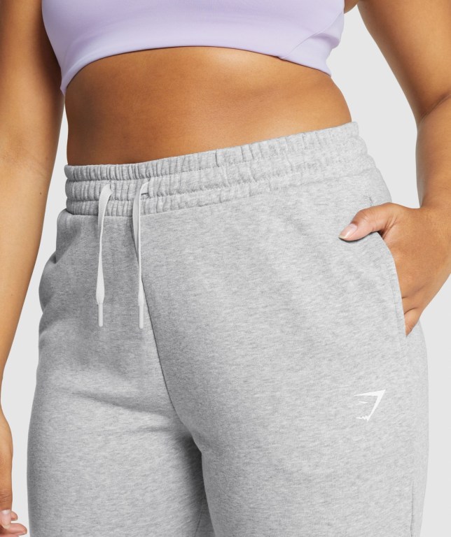 Gymshark Training Women's Joggers Light Grey | UAE-05IOCN