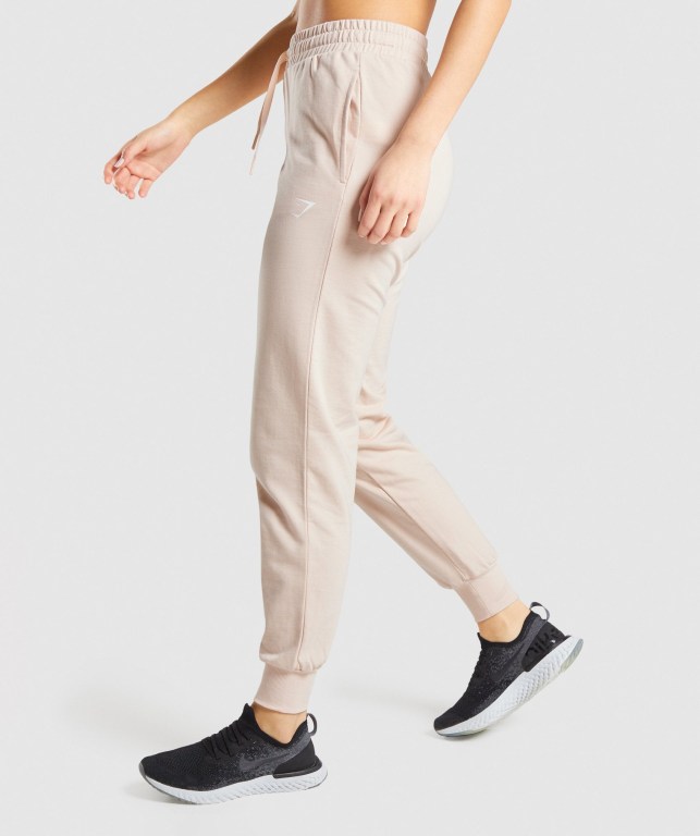 Gymshark Training Women's Joggers Light Brown | UAE-84TRMO