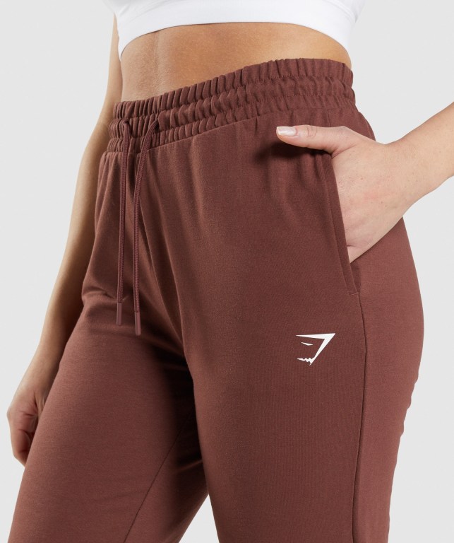 Gymshark Training Women's Joggers Pink Brown | UAE-16TPKR