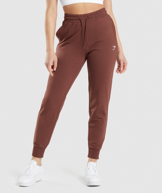 Gymshark Training Women\'s Joggers Pink Brown | UAE-16TPKR