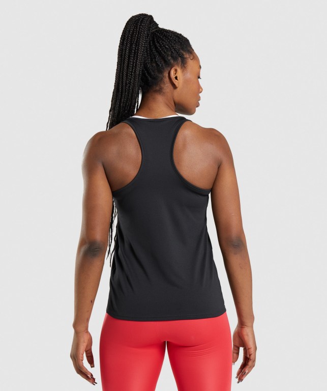 Gymshark Training Women's Tank Tops Black | UAE-80SDBG