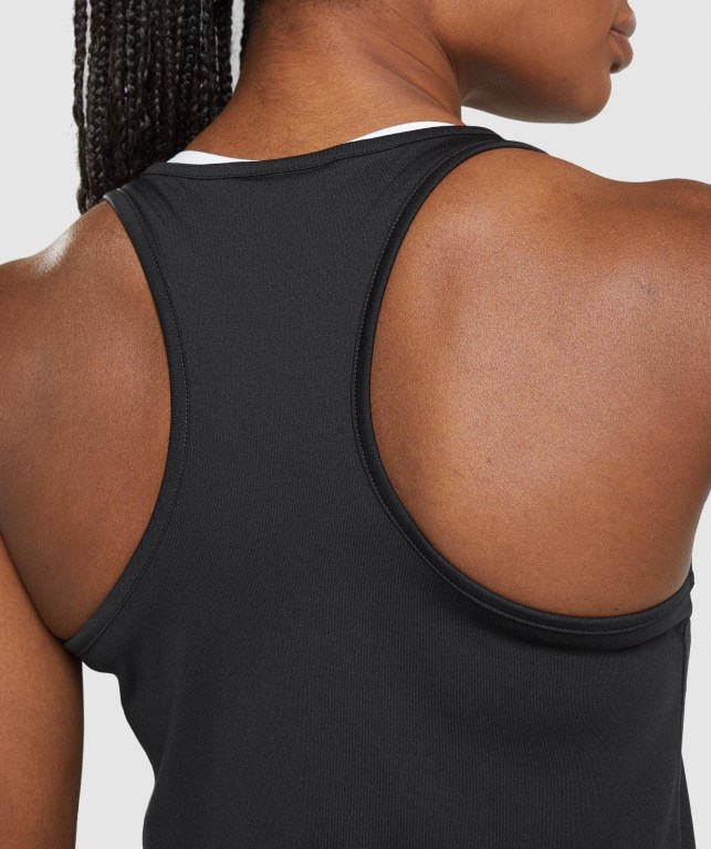 Gymshark Training Women's Tank Tops Black | UAE-80SDBG