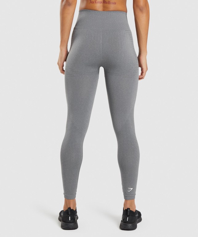 Gymshark Vital Seamless 2.0 High Waisted Women's Leggings Grey | UAE-36DPRU