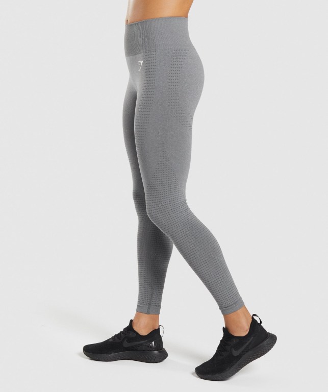 Gymshark Vital Seamless 2.0 High Waisted Women's Leggings Grey | UAE-36DPRU