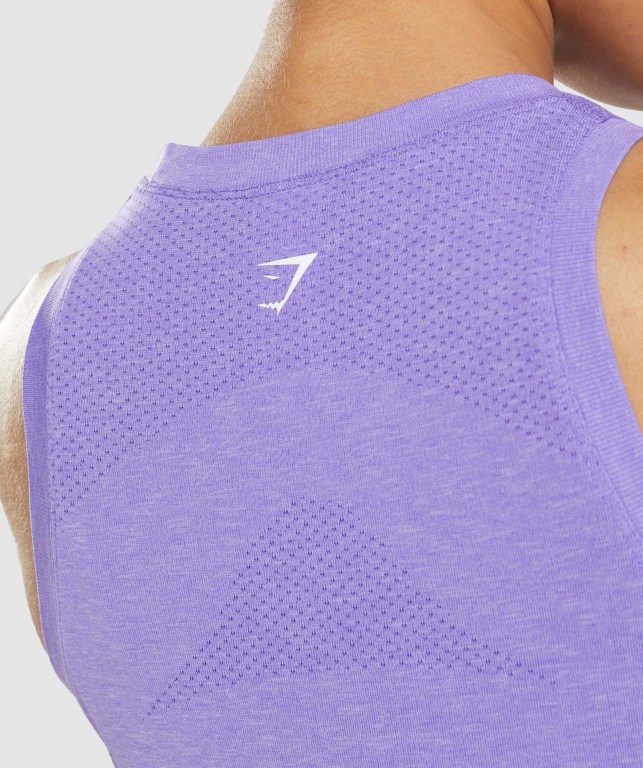 Gymshark Vital Seamless 2.0 Light Women's Tank Tops Light Purple | UAE-42JNKT