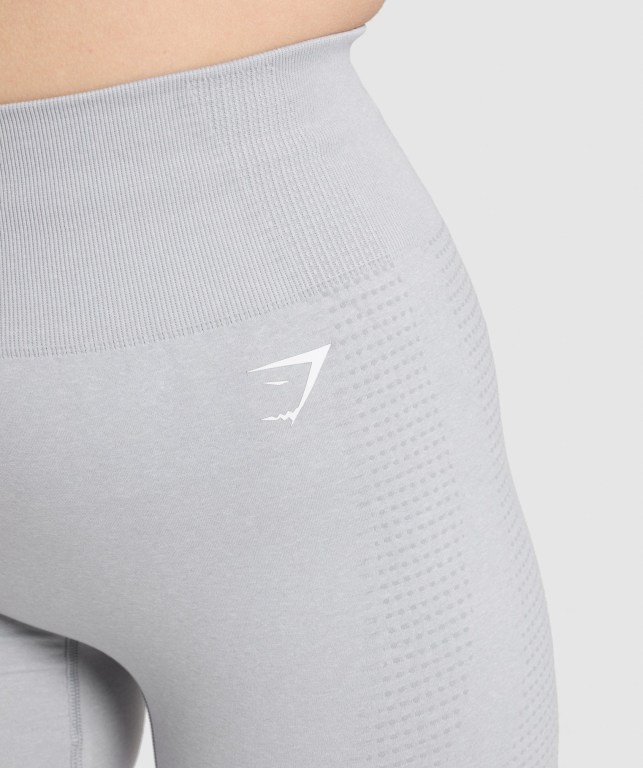 Gymshark Vital Seamless 2.0 Women's Shorts Light Grey | UAE-05UEDA