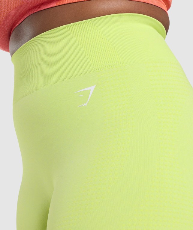 Gymshark Vital Seamless 2.0 Women's Shorts Yellow | UAE-79RNAM