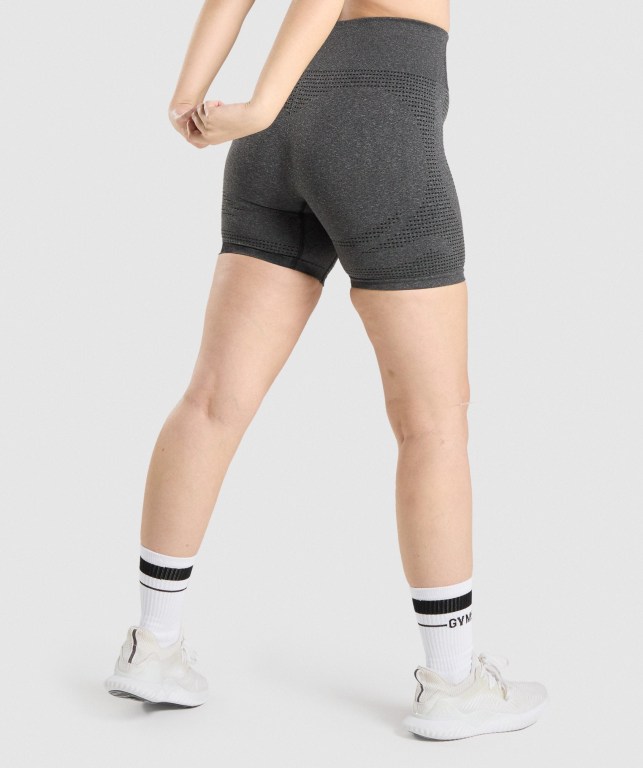 Gymshark Vital Seamless 2.0 Women's Shorts Grey | UAE-93UJRG