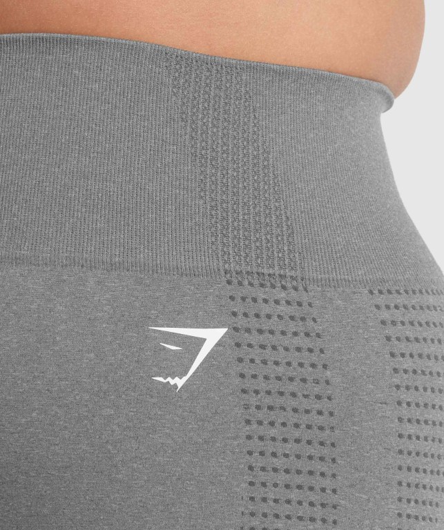 Gymshark Vital Seamless 2.0 Women's Shorts Grey | UAE-98HIRV