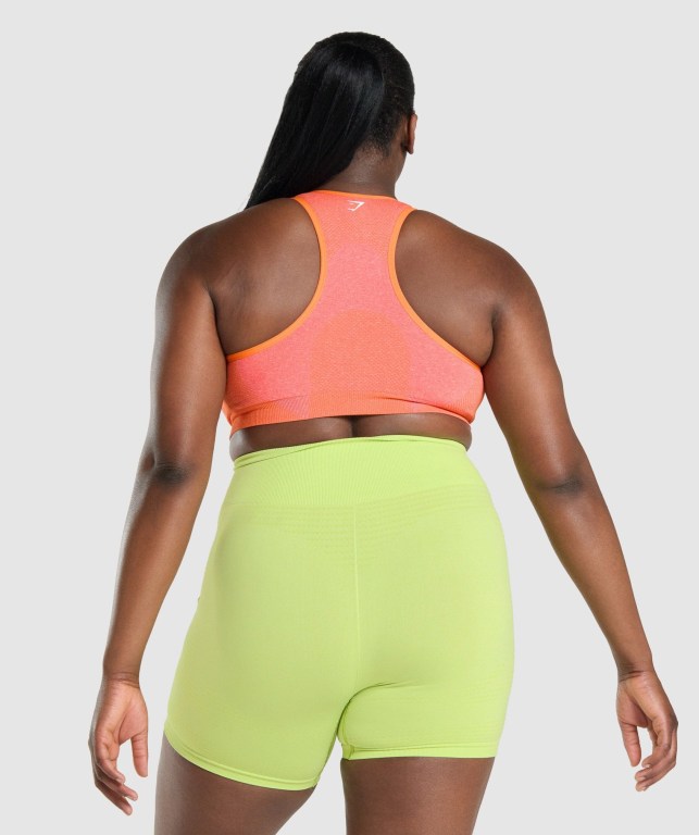 Gymshark Vital Seamless 2.0 Women's Sports Bra Orange | UAE-79BGRX