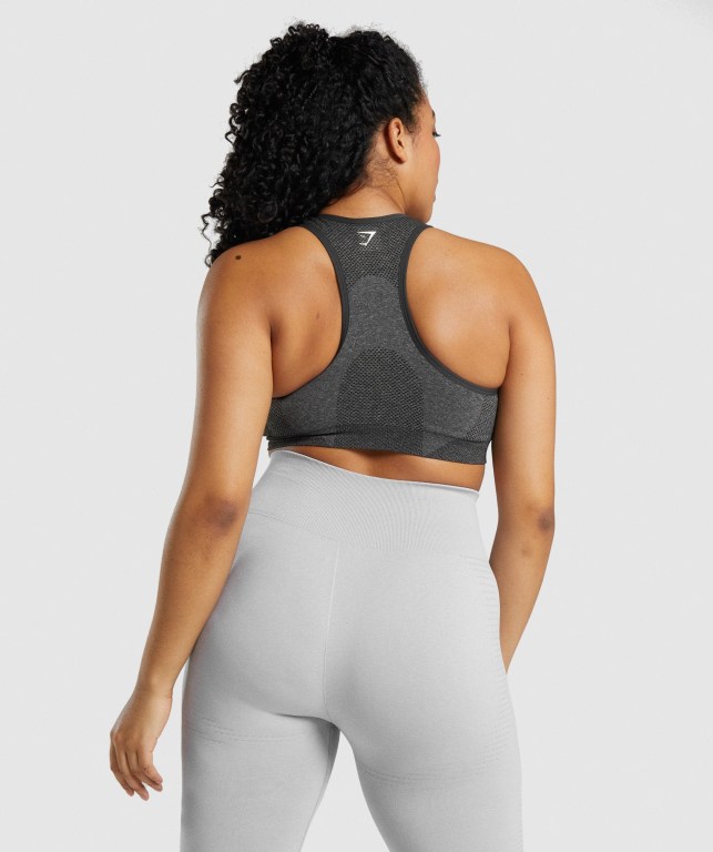 Gymshark Vital Seamless 2.0 Women's Sports Bra Grey | UAE-83PHOU