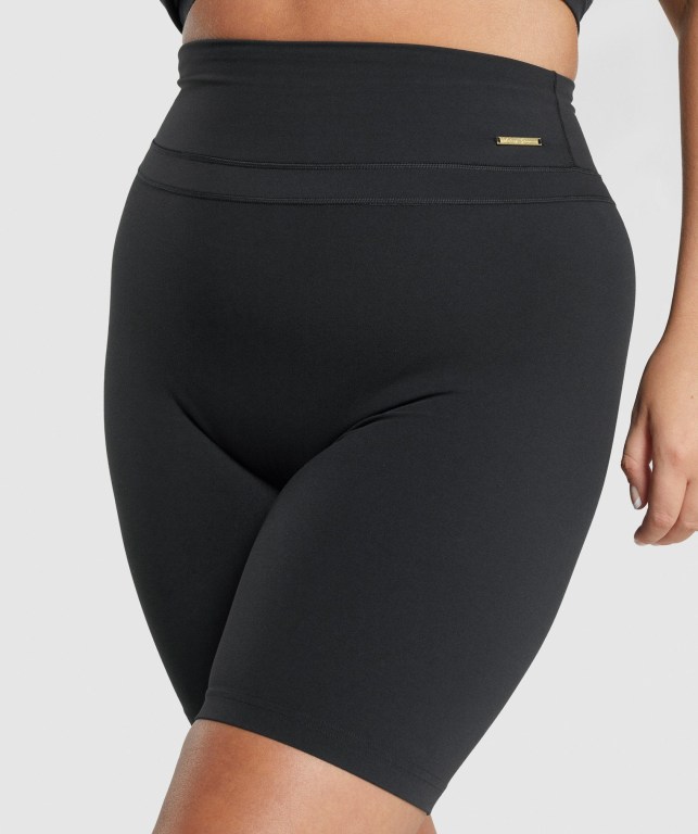 Gymshark Whitney Cycling Women's Shorts Black | UAE-15RPDS