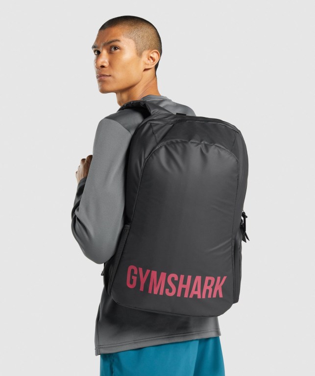 Gymshark X-Series 0.1 Men\'s Bags & Backpacks Black / Pink | UAE-80ZBHL