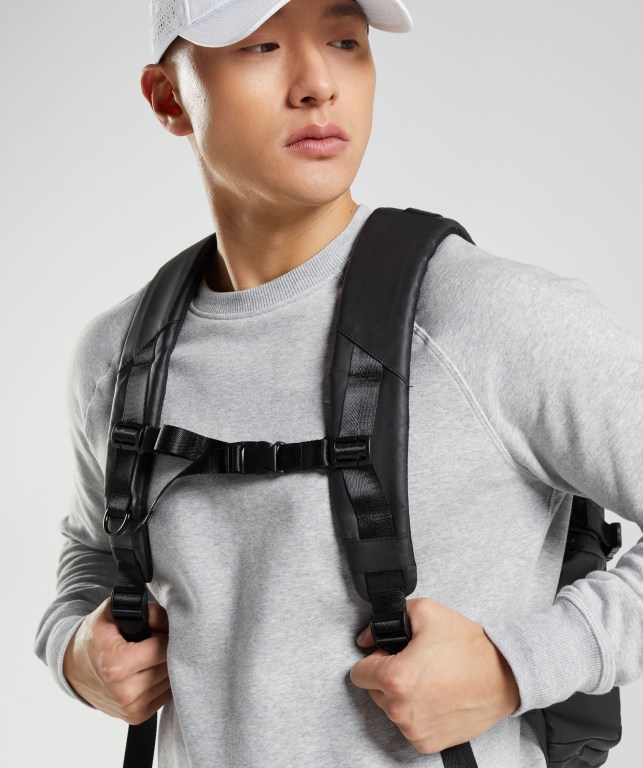 Gymshark X-Series 0.3 Men's Bags & Backpacks Black | UAE-52AJSH