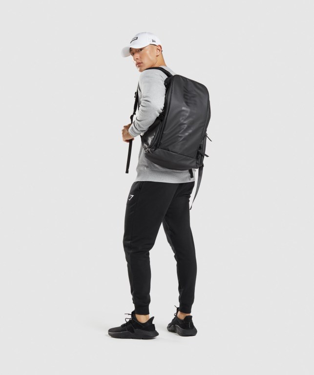 Gymshark X-Series 0.3 Men's Bags & Backpacks Black | UAE-52AJSH