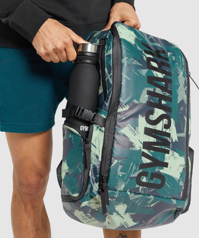 Gymshark X-Series 0.3 Men's Bags & Backpacks Green | UAE-86CHEQ