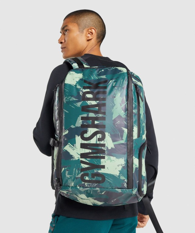 Gymshark X-Series 0.3 Men\'s Bags & Backpacks Green | UAE-86CHEQ